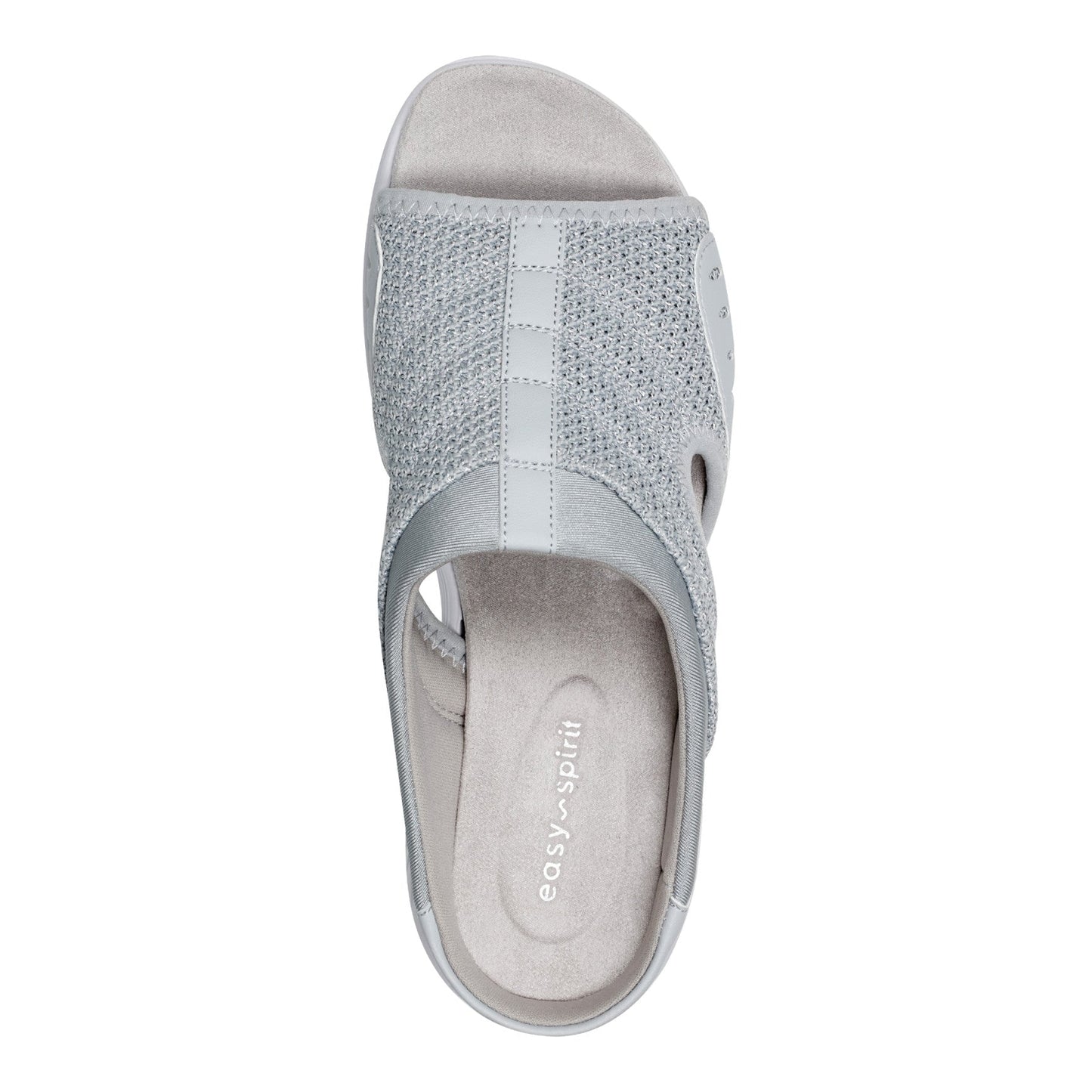 Easy Spirit Traciee Slip On Sandals - Silver