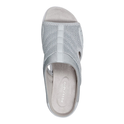 Easy Spirit Traciee Slip On Sandals - Silver