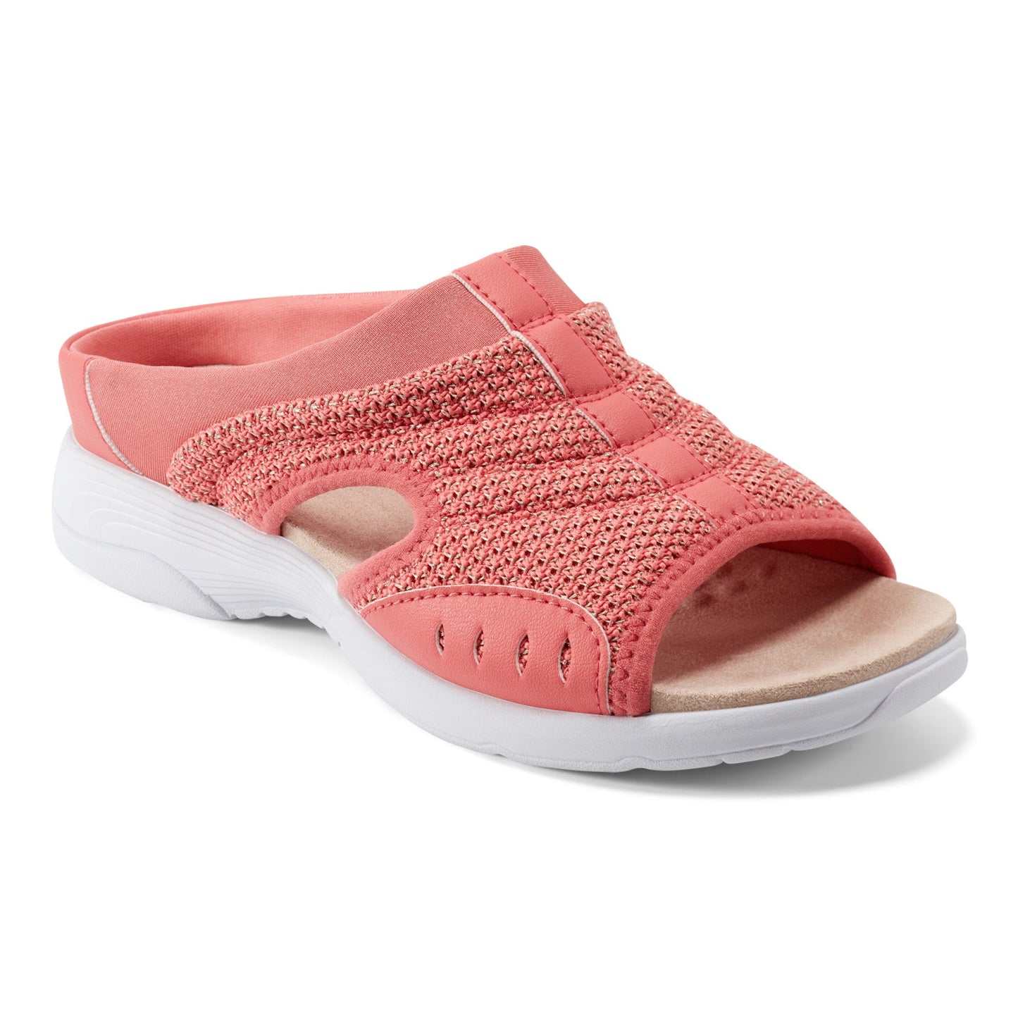Easy Spirit Traciee Slip On Sandals - Coral