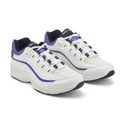 Easy Spirit Romy Walking Shoes - White/Purple