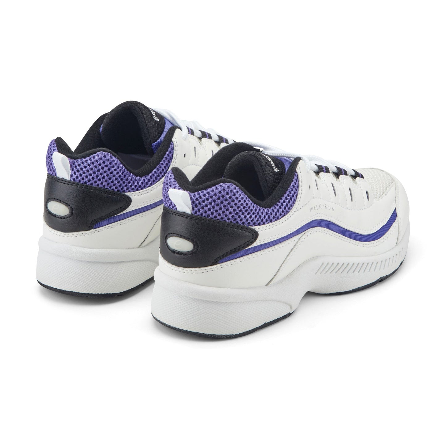 Easy Spirit Romy Walking Shoes - White/Purple