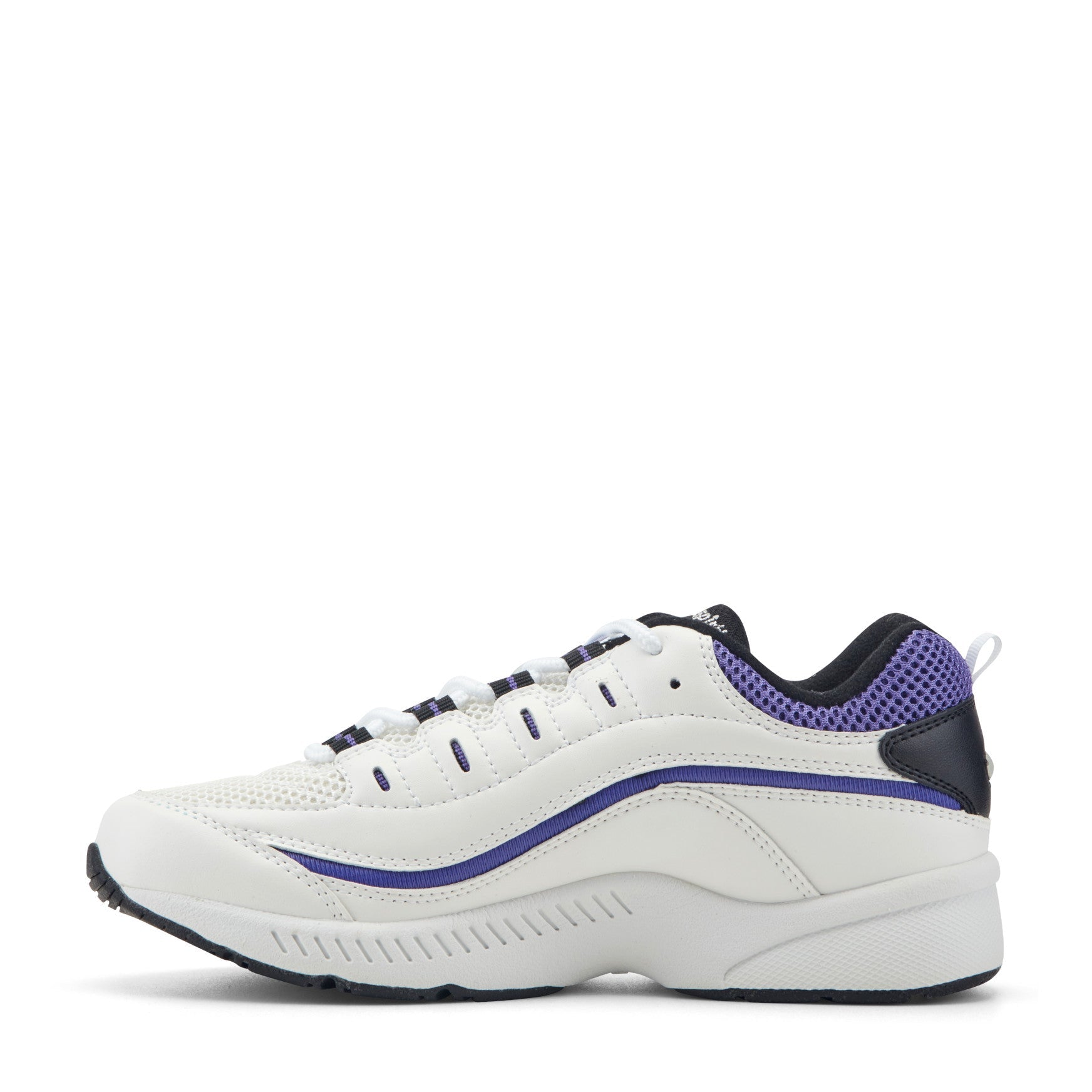 Easy Spirit Romy Walking Shoes - White/Purple