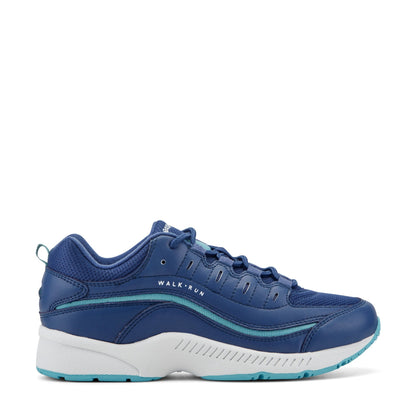 Easy Spirit Romy Walking Shoes - Navy/Light Blue Leather