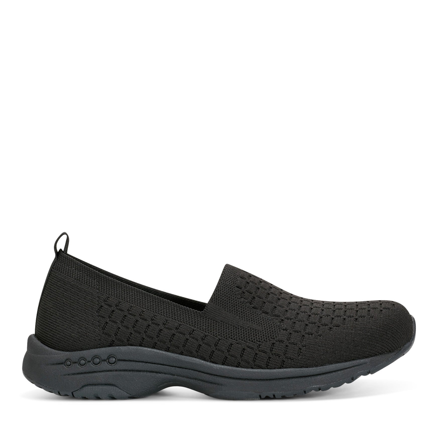 Easy Spirit Tech Eco Slip On Sneakers - Black/Black