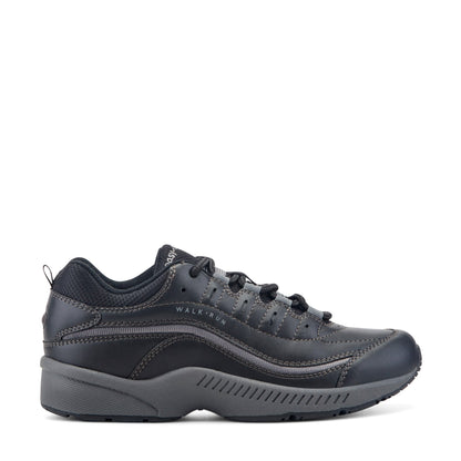 Easy Spirit Romy Leather Walking Shoes - Black Leather