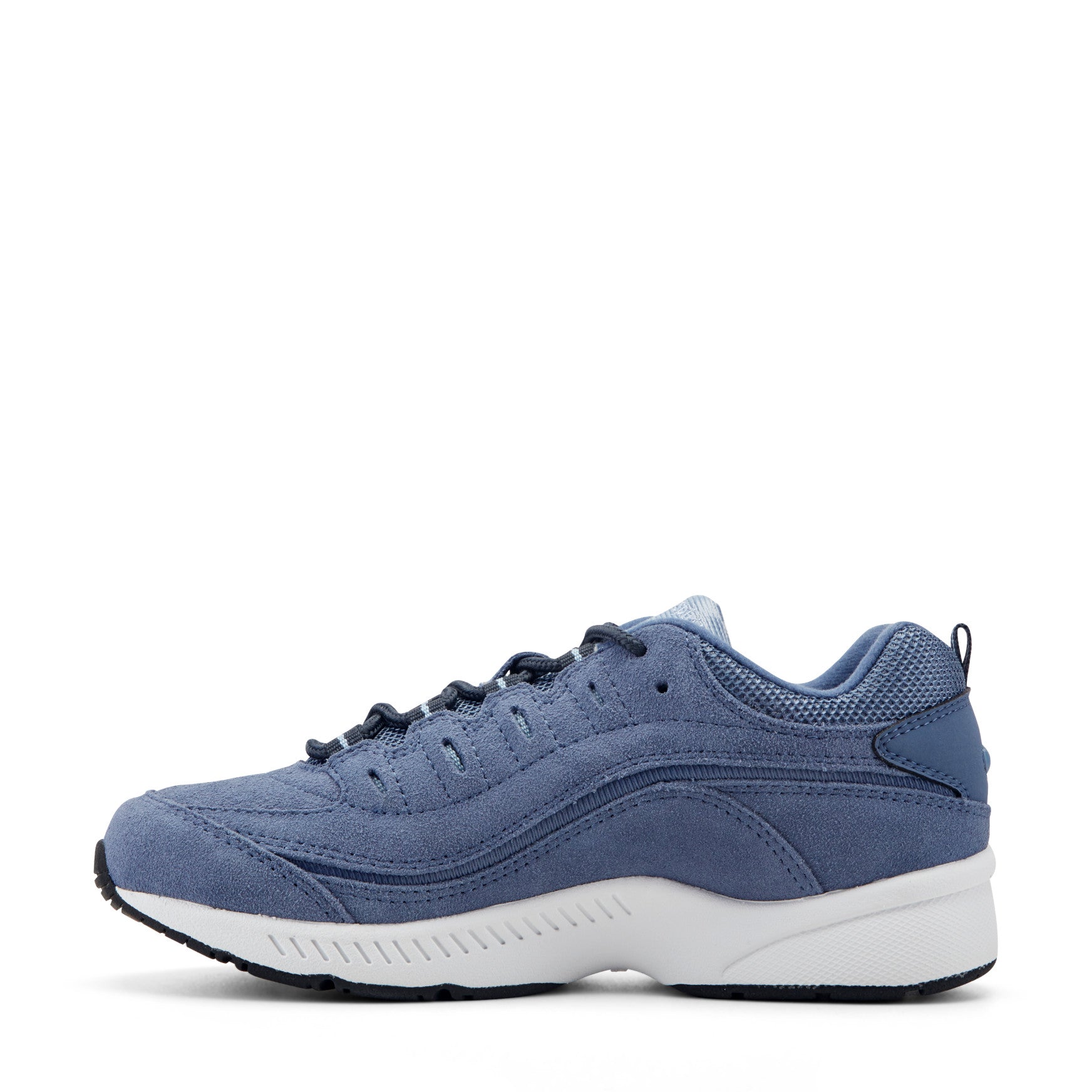 Easy Spirit Romy Walking Shoes - Medium Blue Suede