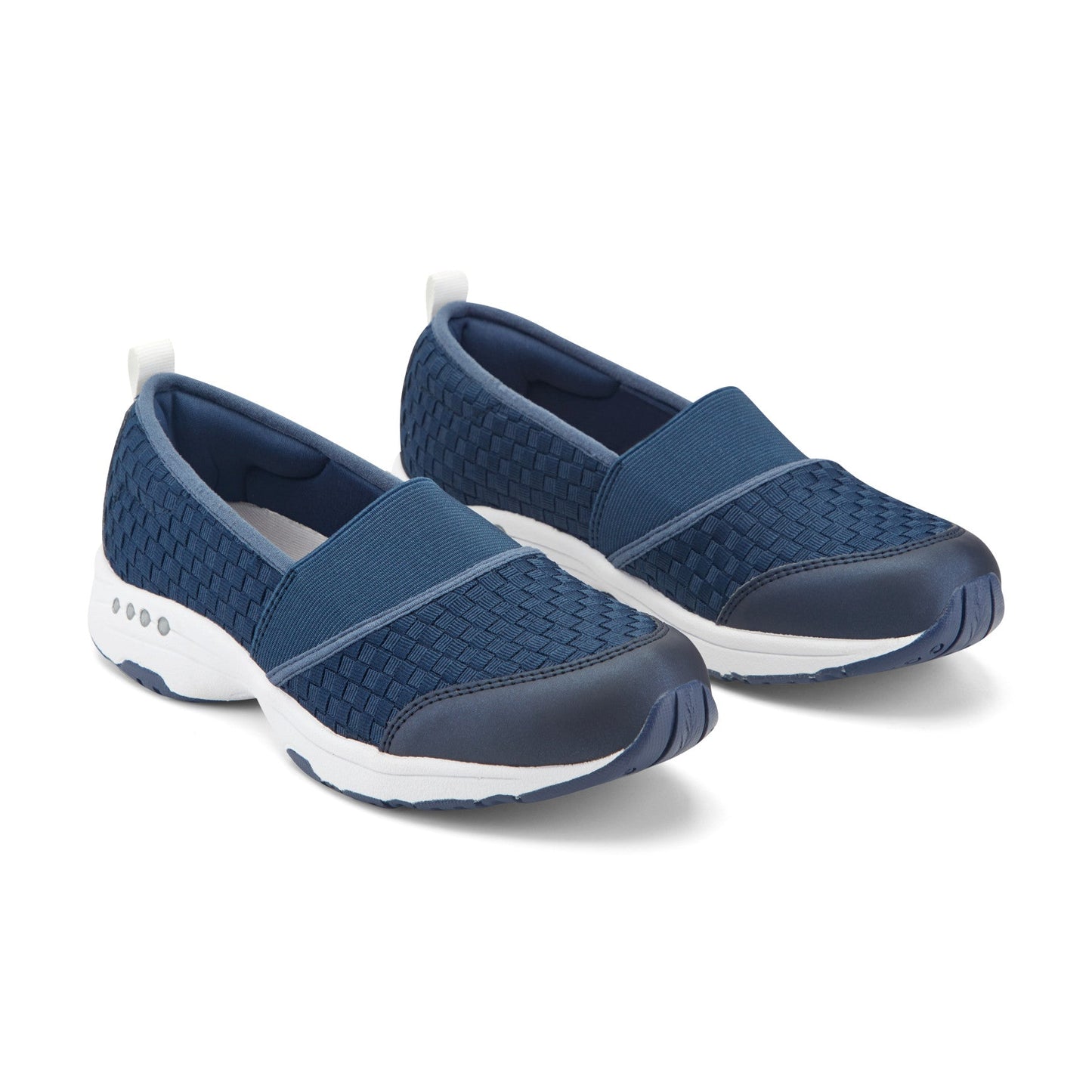Easy Spirit Twist Slip On Sneakers - Navy Woven