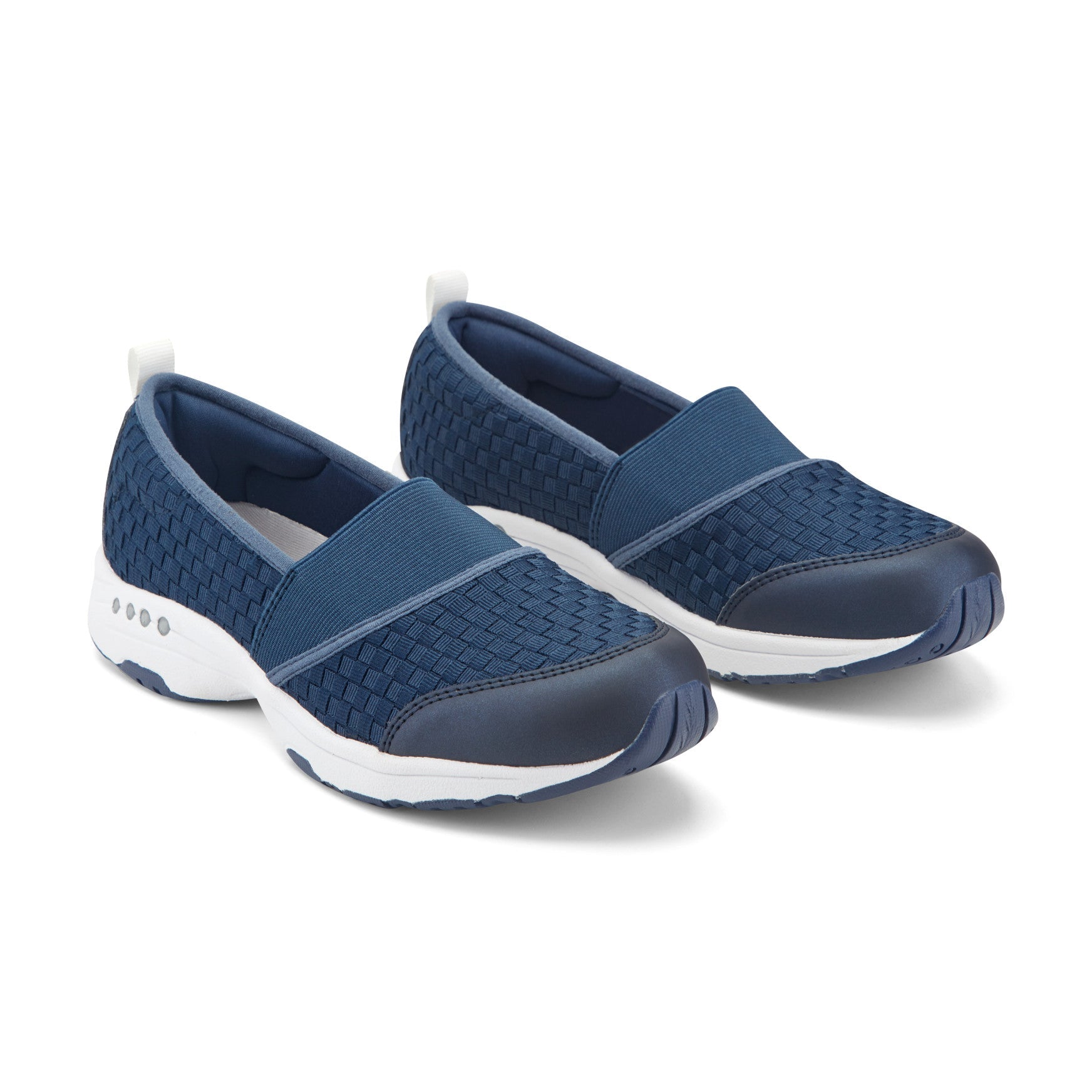 Easy Spirit Twist Slip On Sneakers - Navy Woven