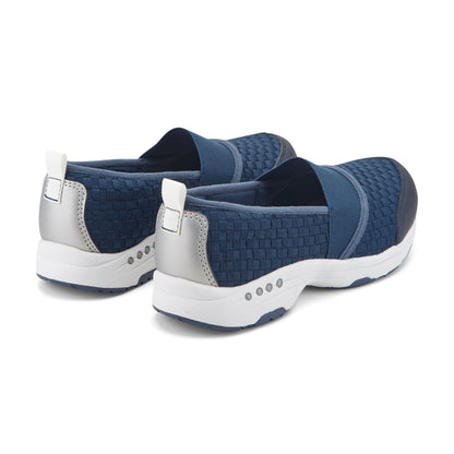 Easy Spirit Twist Slip On Sneakers - Navy Woven