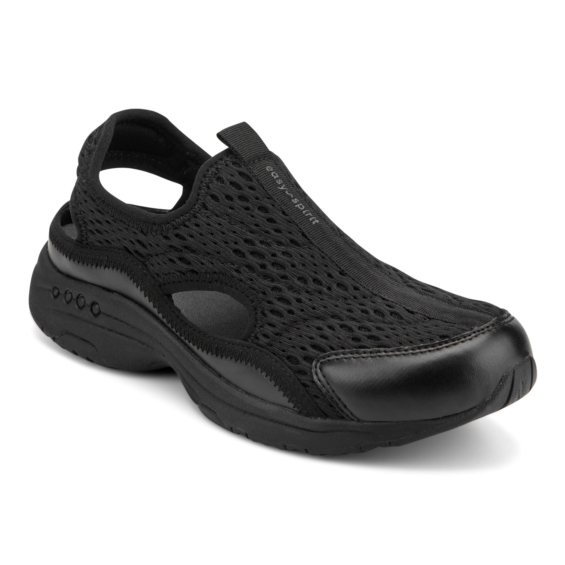 Easy Spirit Trina Slip On Walking Shoes - Black