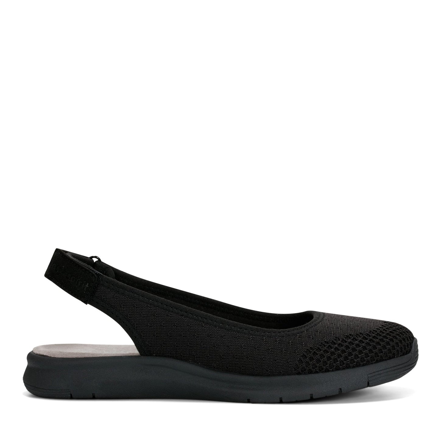 Easy Spirit Gracee Slingback Walking Shoes - Black/Black