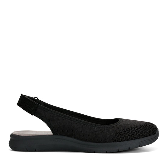 Easy Spirit Gracee Slingback Walking Shoes - Black/Black