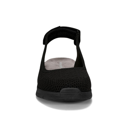 Easy Spirit Gracee Slingback Walking Shoes - Black/Black