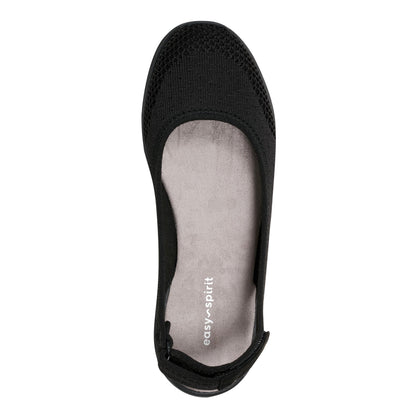 Easy Spirit Gracee Slingback Walking Shoes - Black/Black