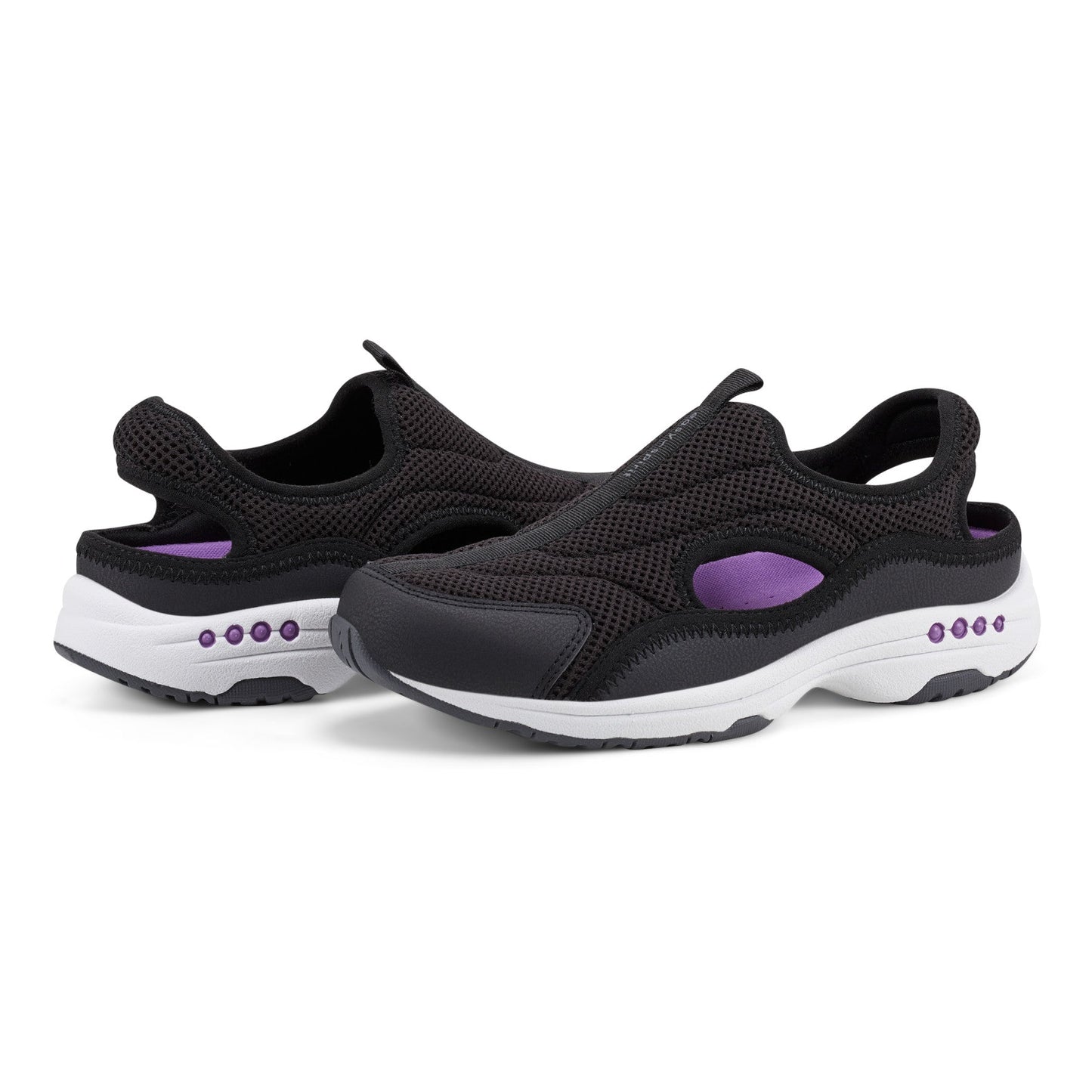 Easy Spirit Trina Slip On Walking Shoes - Black
