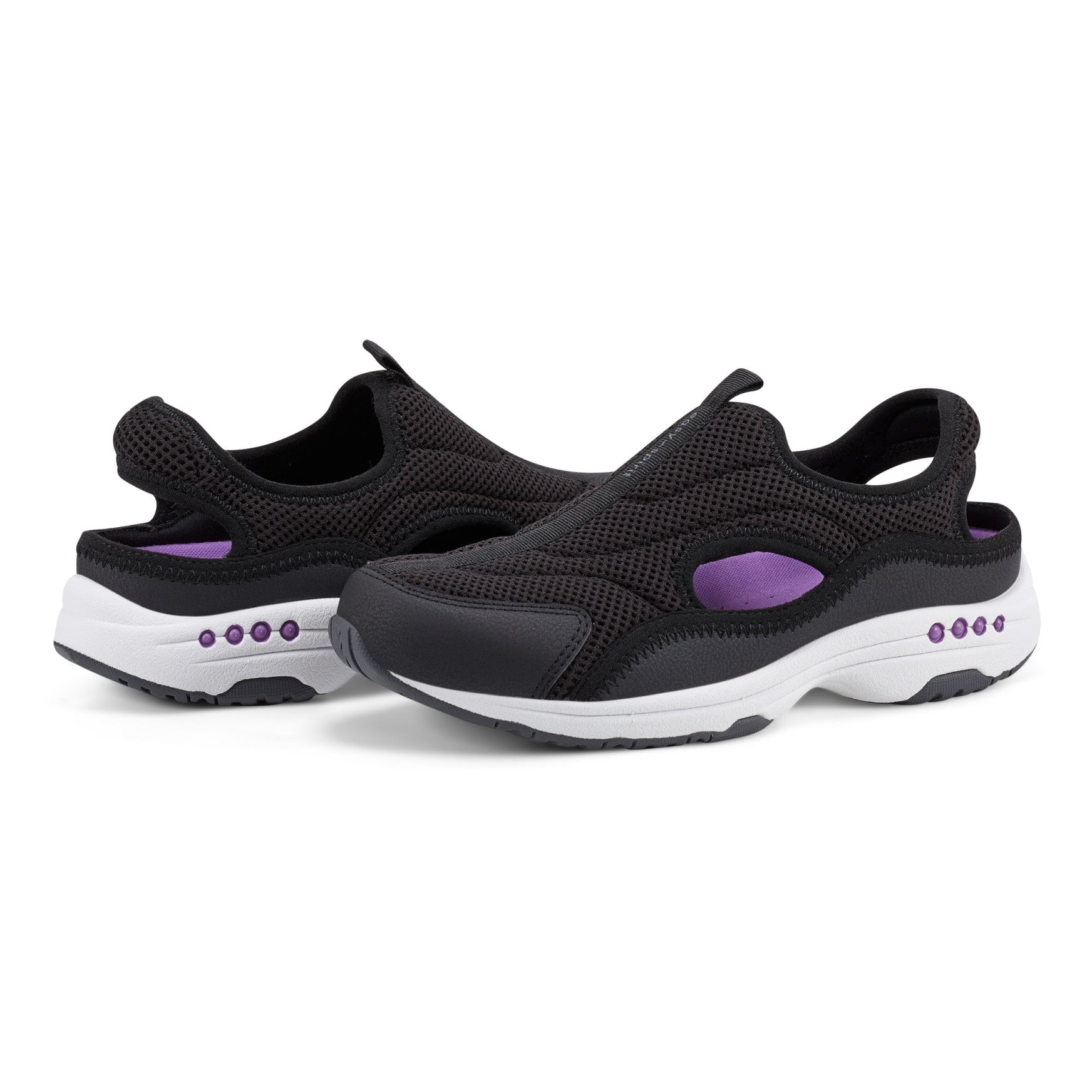Easy Spirit Trina Slip On Walking Shoes - Black