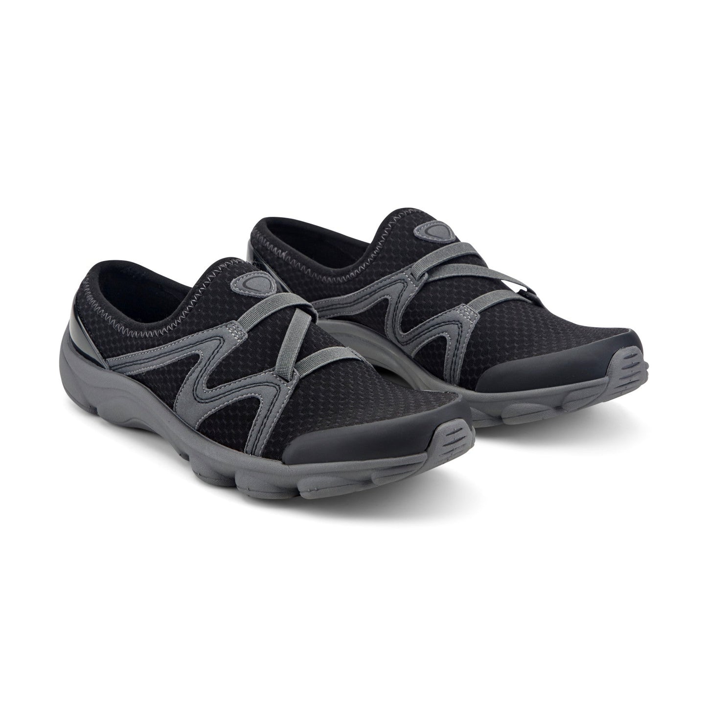 Easy Spirit Riptide Clogs - Black Fabric