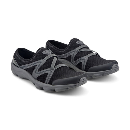 Easy Spirit Riptide Clogs - Black Fabric