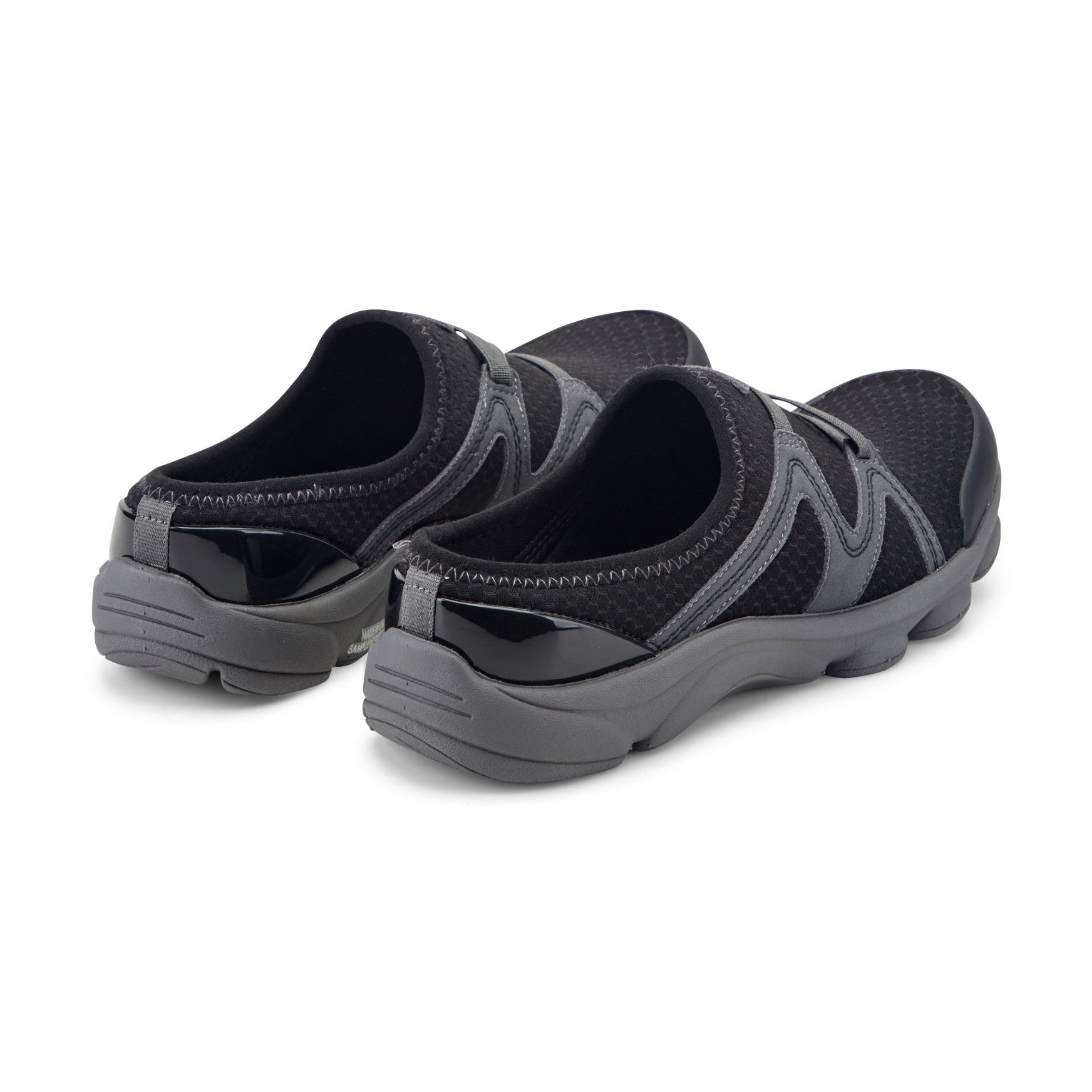 Easy Spirit Riptide Clogs - Black Fabric