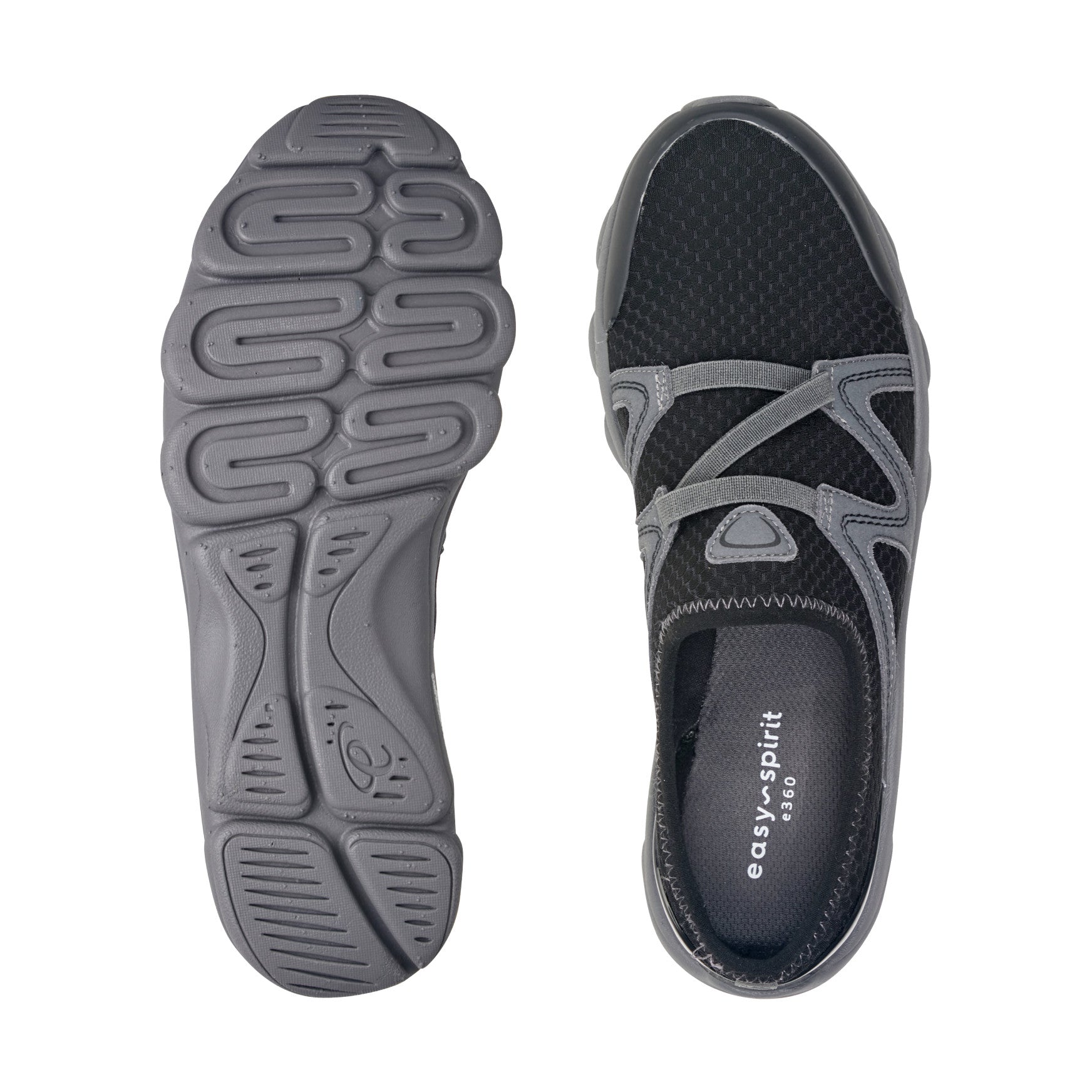 Easy Spirit Riptide Clogs - Black Fabric