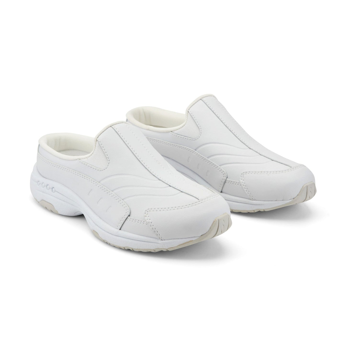 Easy Spirit Tourguide Clogs - White Leather