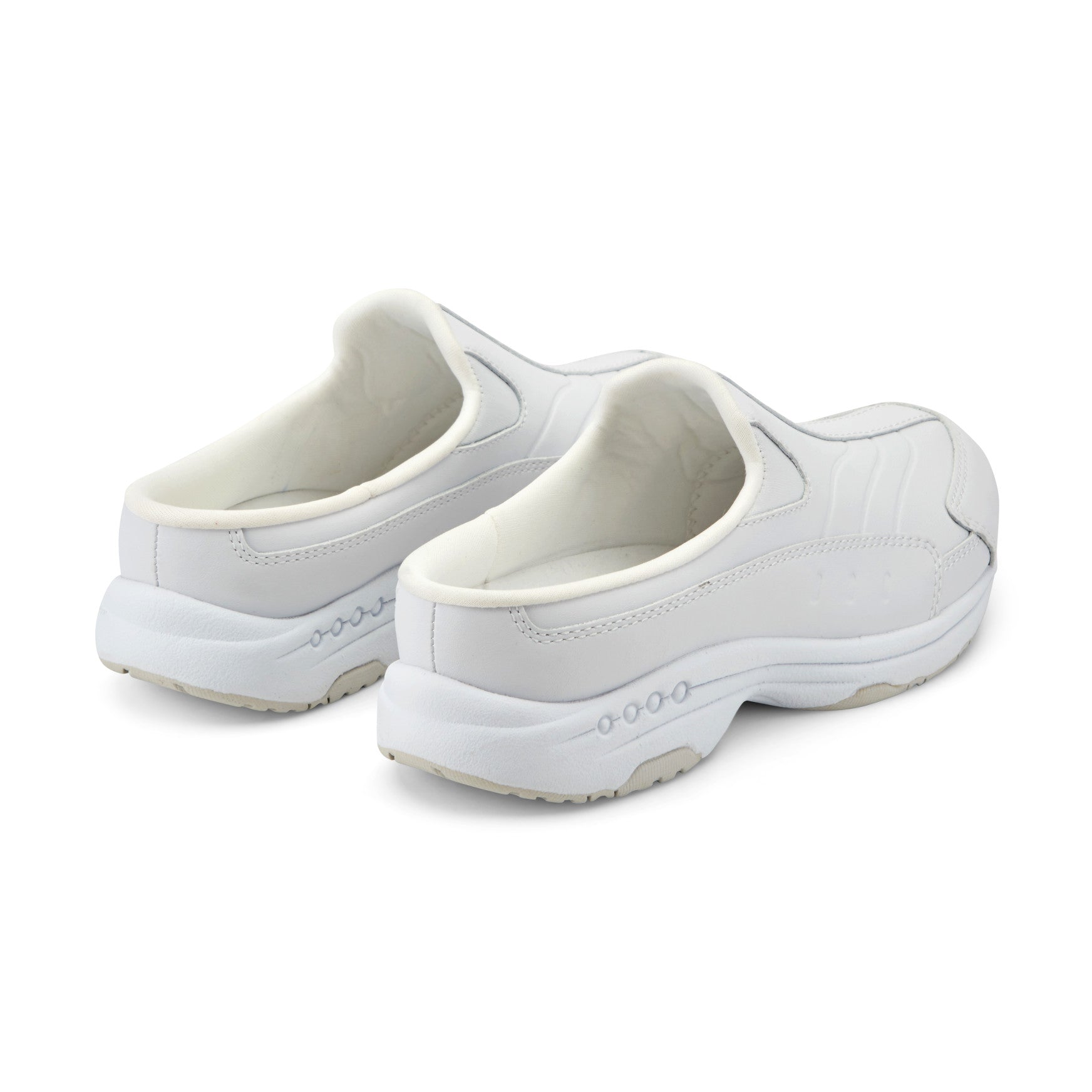 Easy Spirit Tourguide Clogs - White Leather
