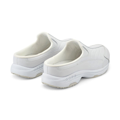Easy Spirit Tourguide Clogs - White Leather
