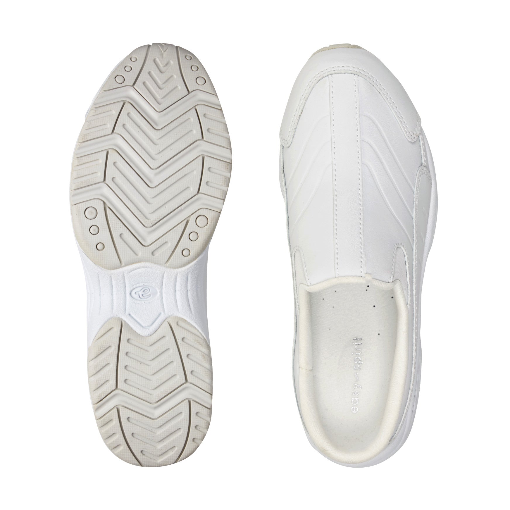 Easy Spirit Tourguide Clogs - White Leather