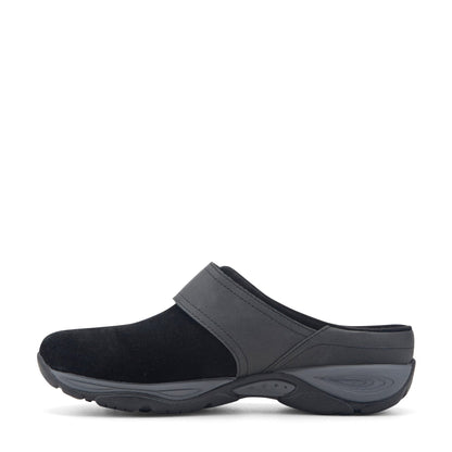 Easy Spirit Edline Slip On Casual Clogs - Black Suede
