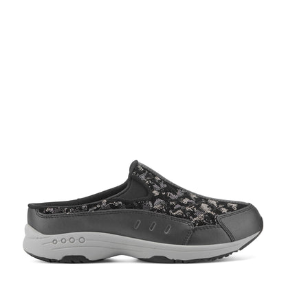 Easy Spirit Traveltime Clogs - Black Sequin