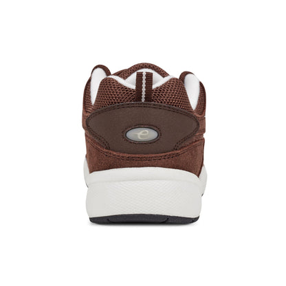 Easy Spirit Romy Walking Shoes - Chocolate Brown Suede
