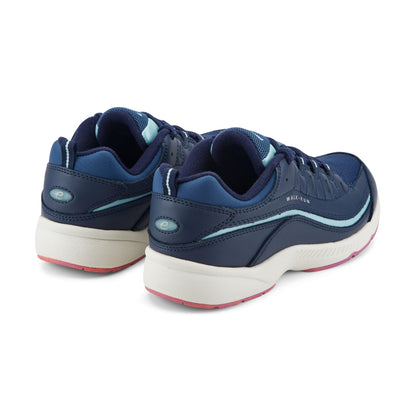 Easy Spirit Romy Walking Shoes - Navy Leather