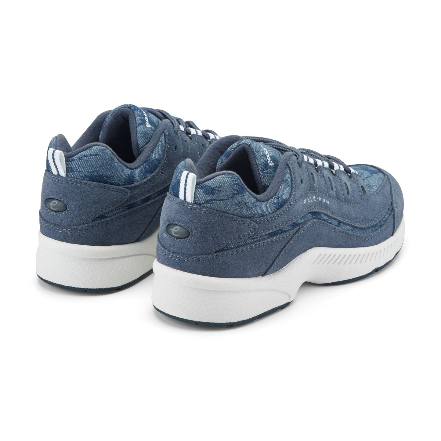 Easy Spirit Romy Walking Shoes - Navy/Denim Suede