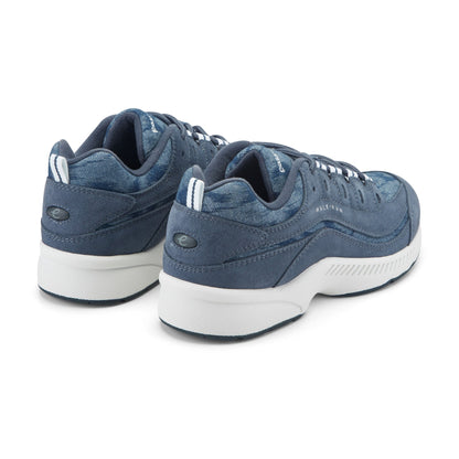 Easy Spirit Romy Walking Shoes - Navy/Denim Suede