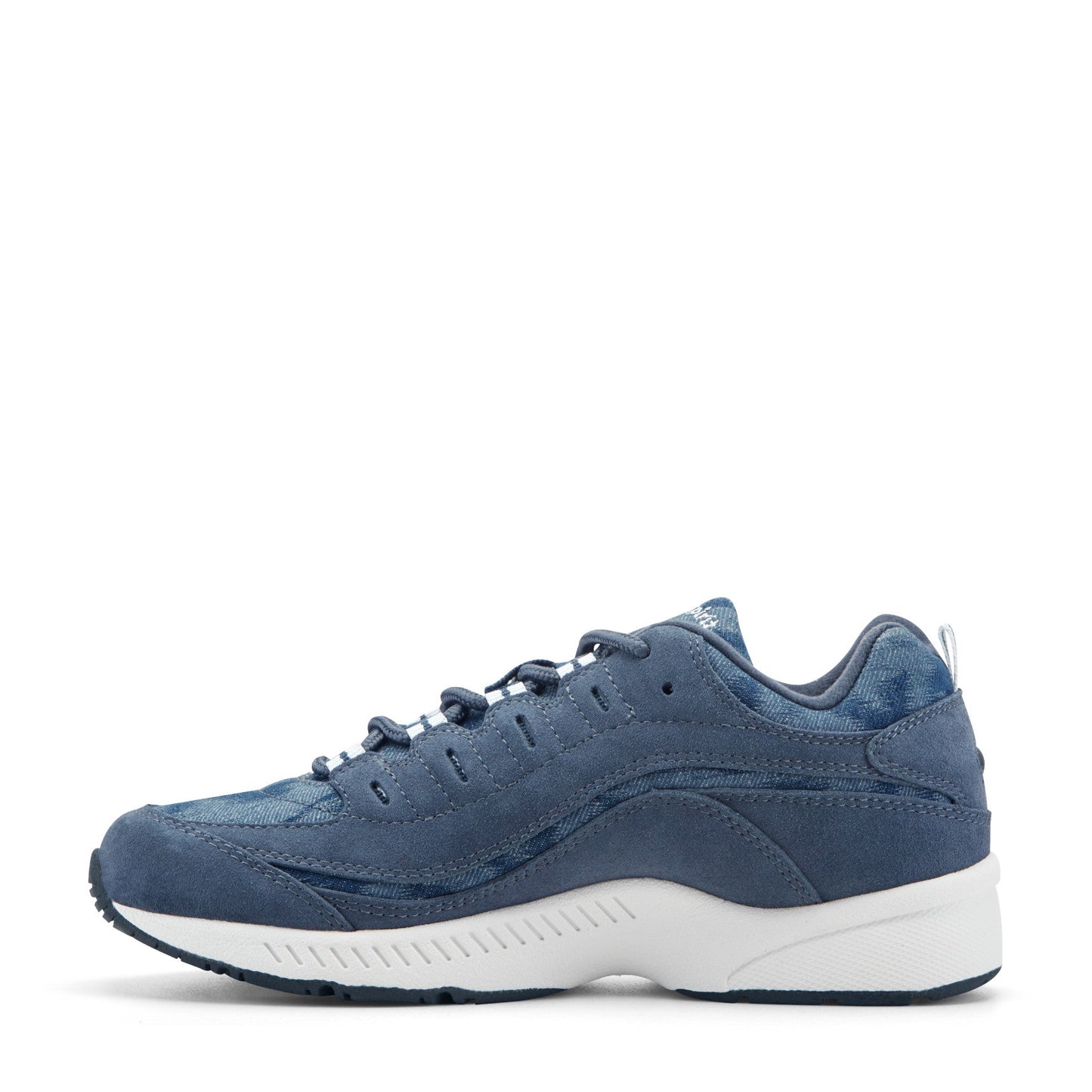 Easy Spirit Romy Walking Shoes - Navy/Denim Suede