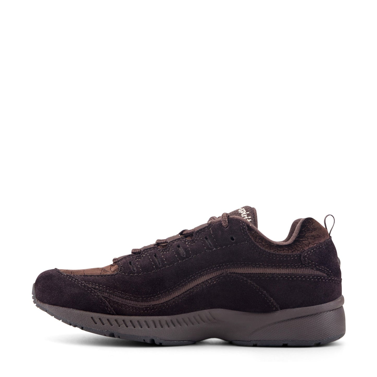 Easy Spirit Romy Walking Shoes - Dark Brown Suede