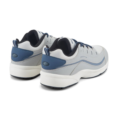 Easy Spirit Romy Walking Shoes - Grey Leather