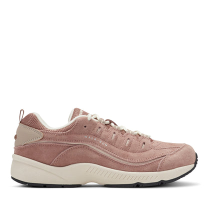 Easy Spirit Romy Walking Shoes - Dusty Pink Suede