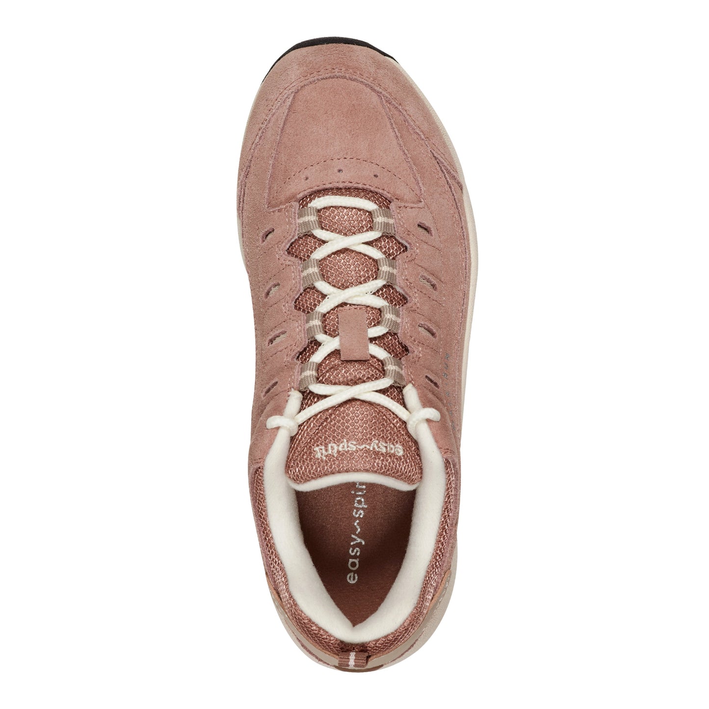 Easy Spirit Romy Walking Shoes - Dusty Pink Suede