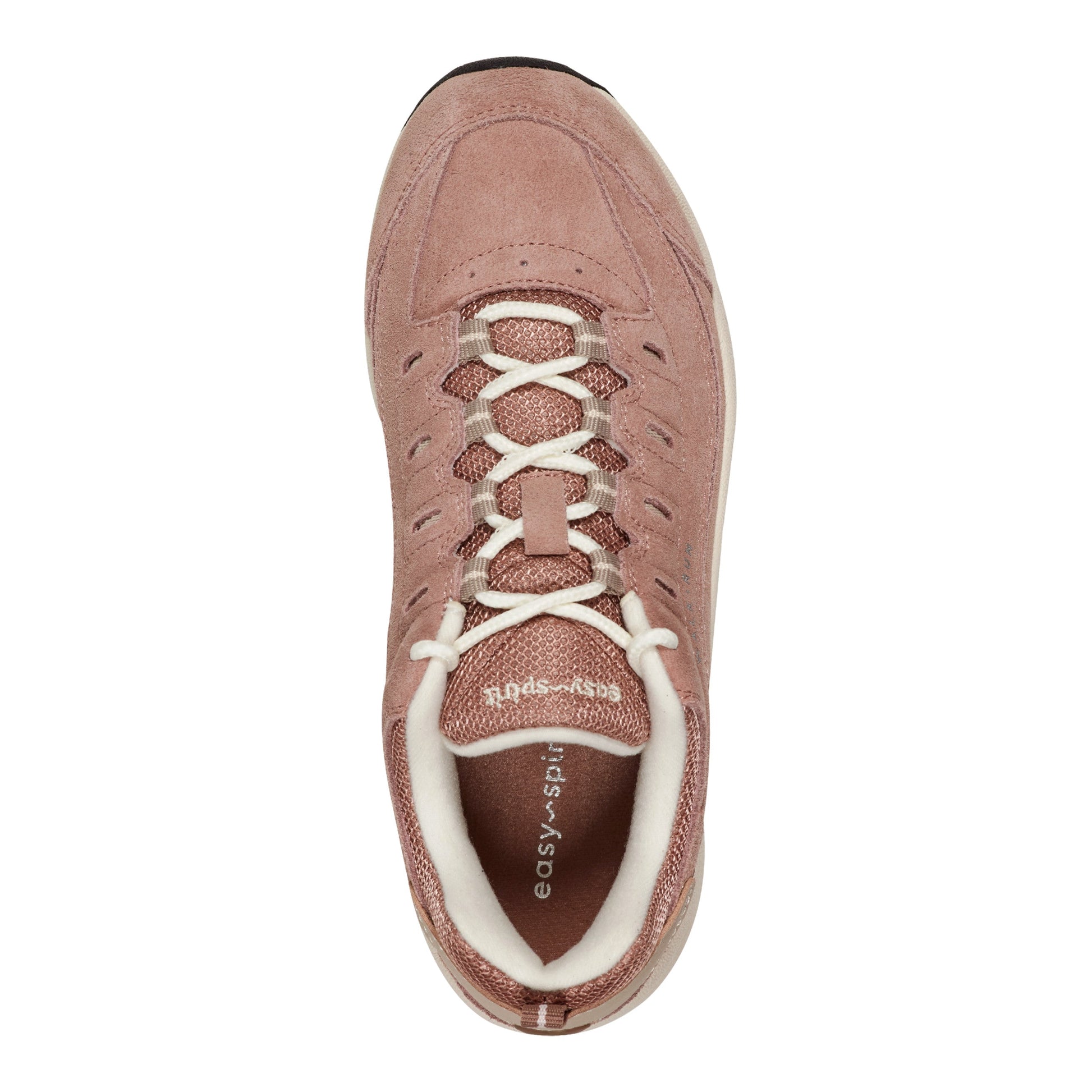 Easy Spirit Romy Walking Shoes - Dusty Pink Suede