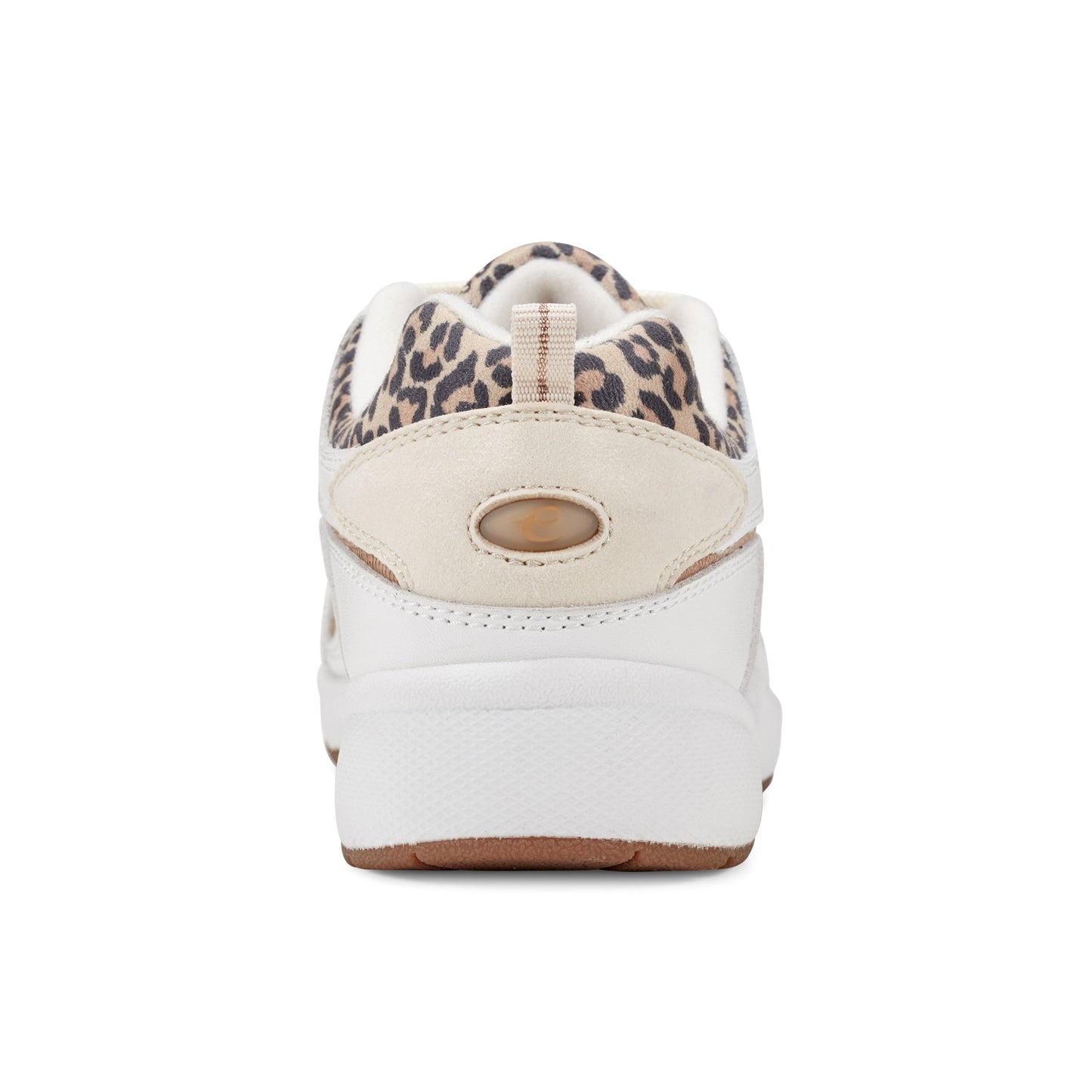 Easy Spirit Romy Walking Shoes - White Leopard