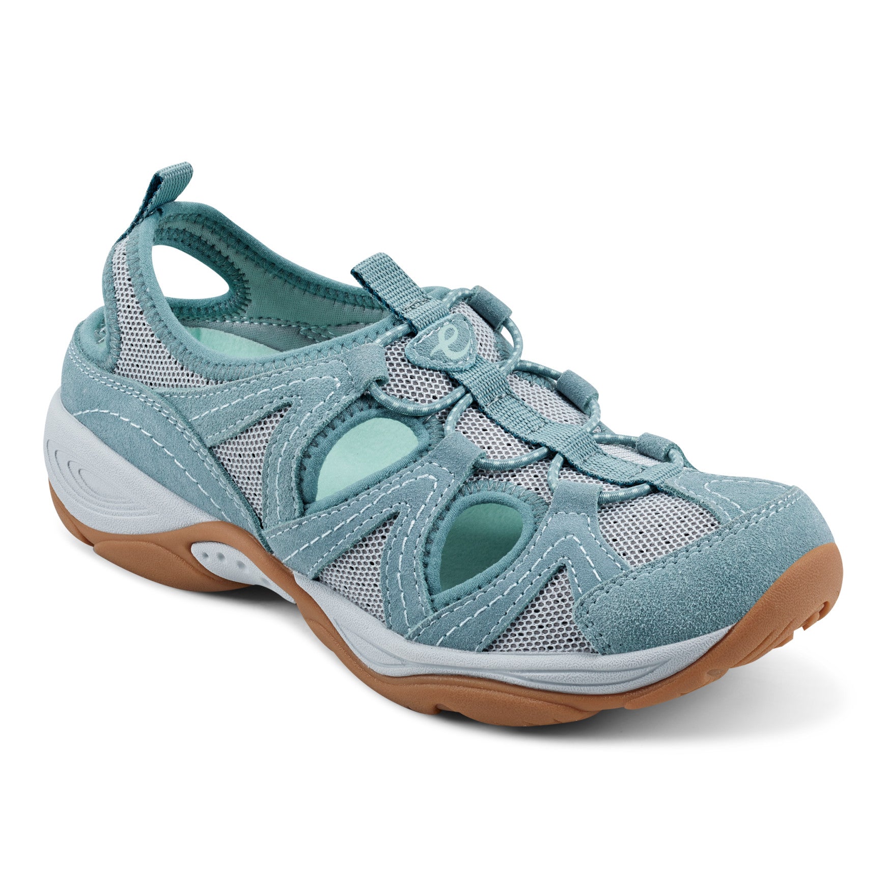 Easy Spirit Earthen Walking Shoes - Light Green
