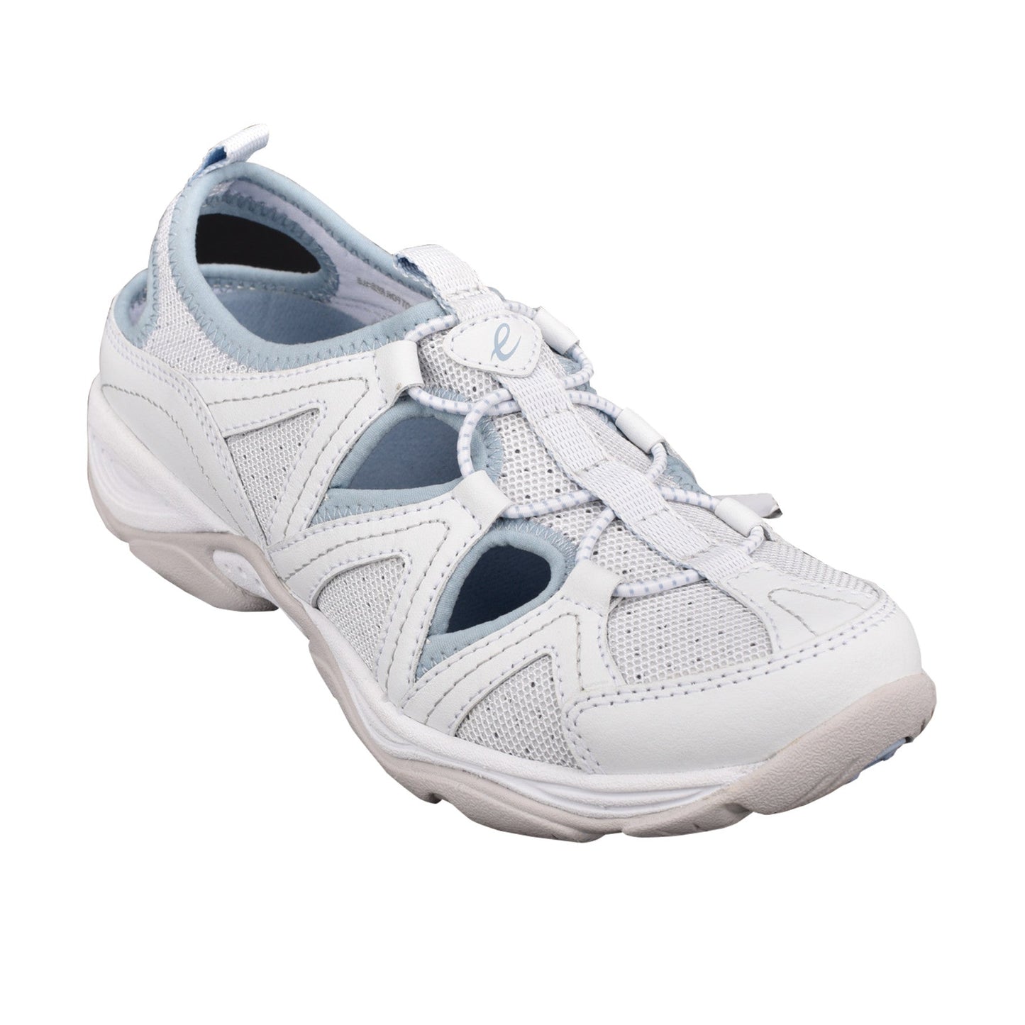 Easy Spirit Earthen Walking Shoes - White/Blue