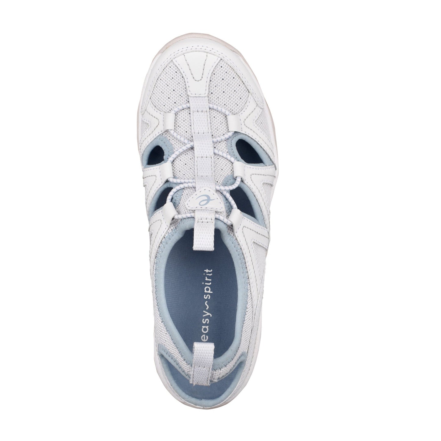 Easy Spirit Earthen Walking Shoes - White/Blue