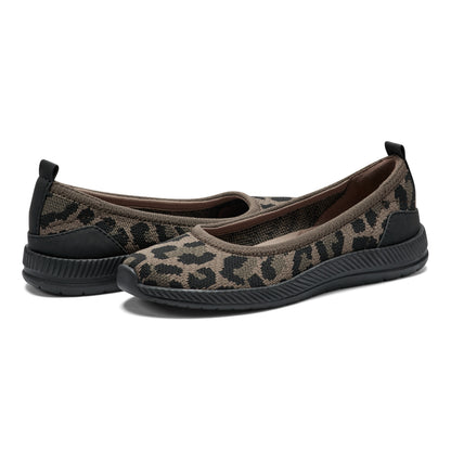 Easy Spirit Glitz Walking Shoes - Leopard