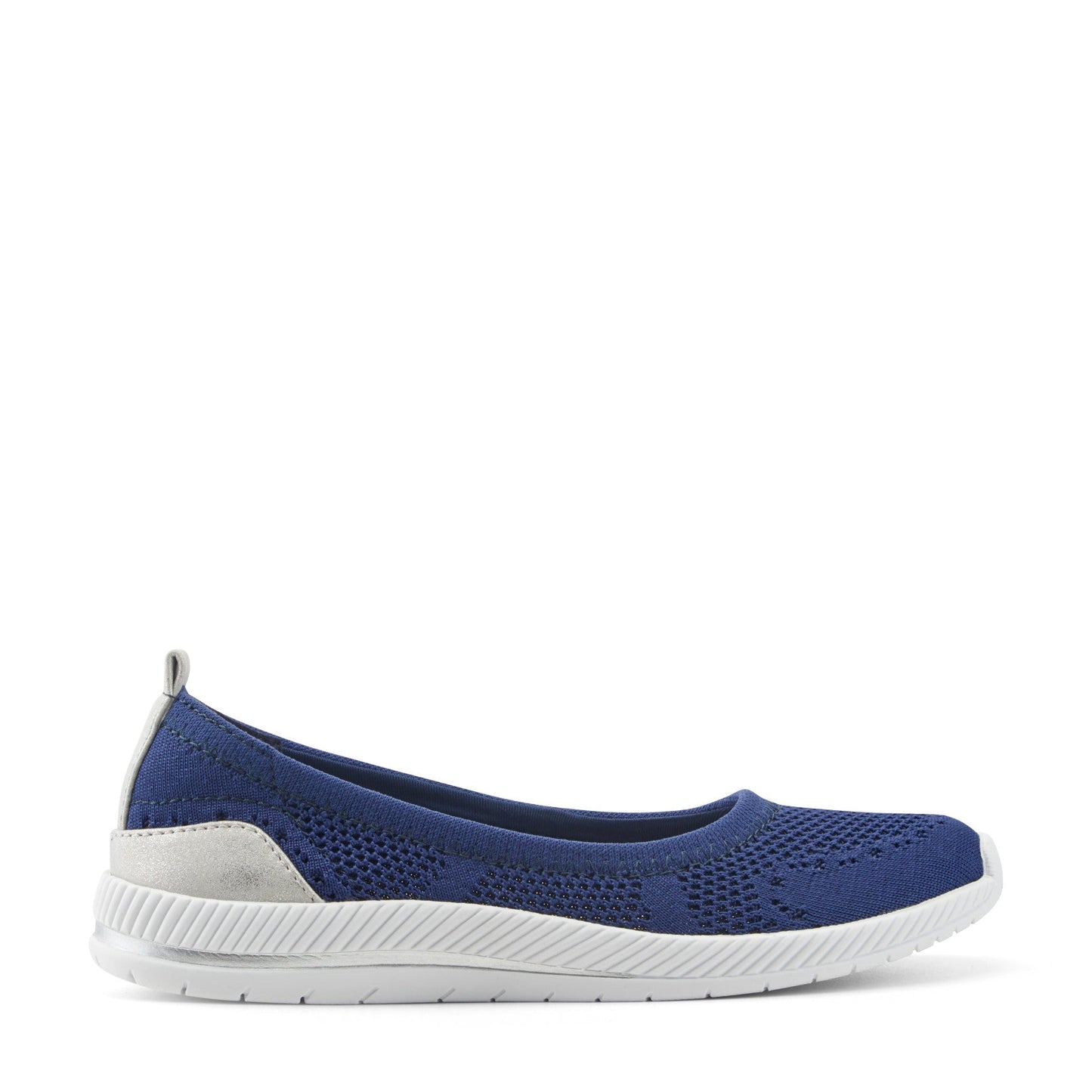 Easy Spirit Glitz Walking Shoes - Dark Blue Knit