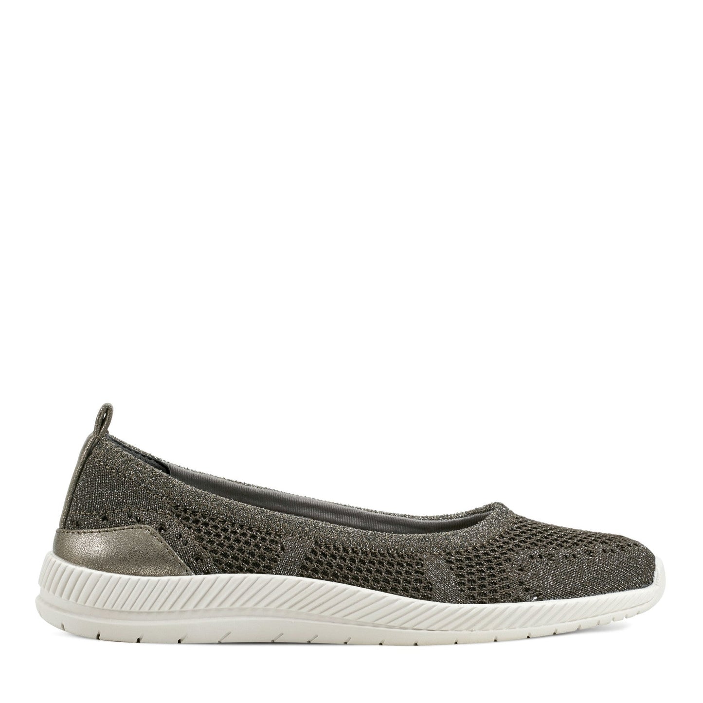 Easy Spirit Glitz Walking Shoes - Grey Metallic