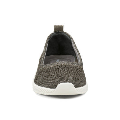 Easy Spirit Glitz Walking Shoes - Grey Metallic