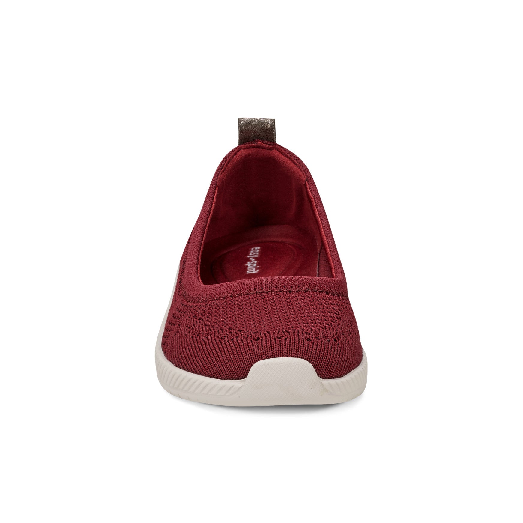 Easy Spirit Glitz Walking Shoes - Dark Red Knit