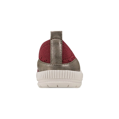 Easy Spirit Glitz Walking Shoes - Dark Red Knit